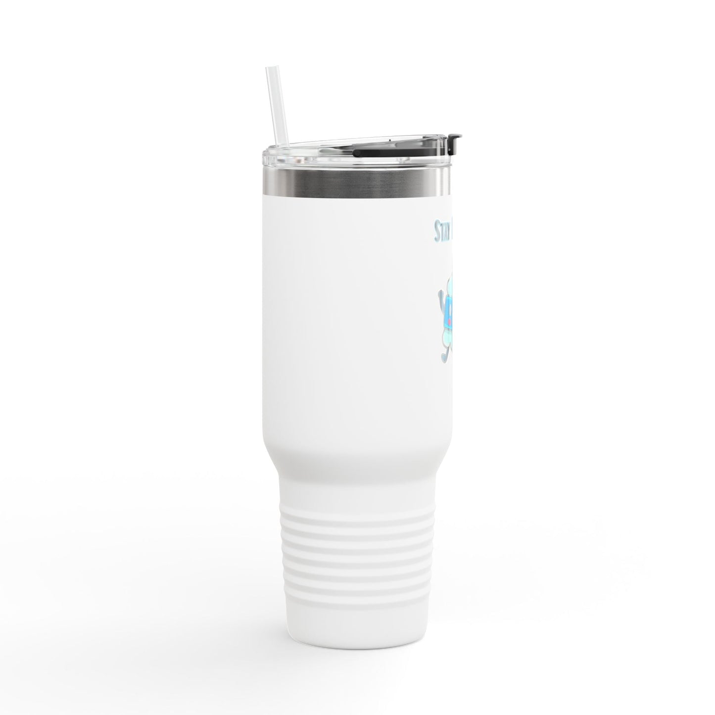 Cute Insulated Travel Mug, 40oz - Stay Hydrated, Water Bottle, Gift for Her, Fun Drinkware, Travel Accessory, Hydration Reminder Printify