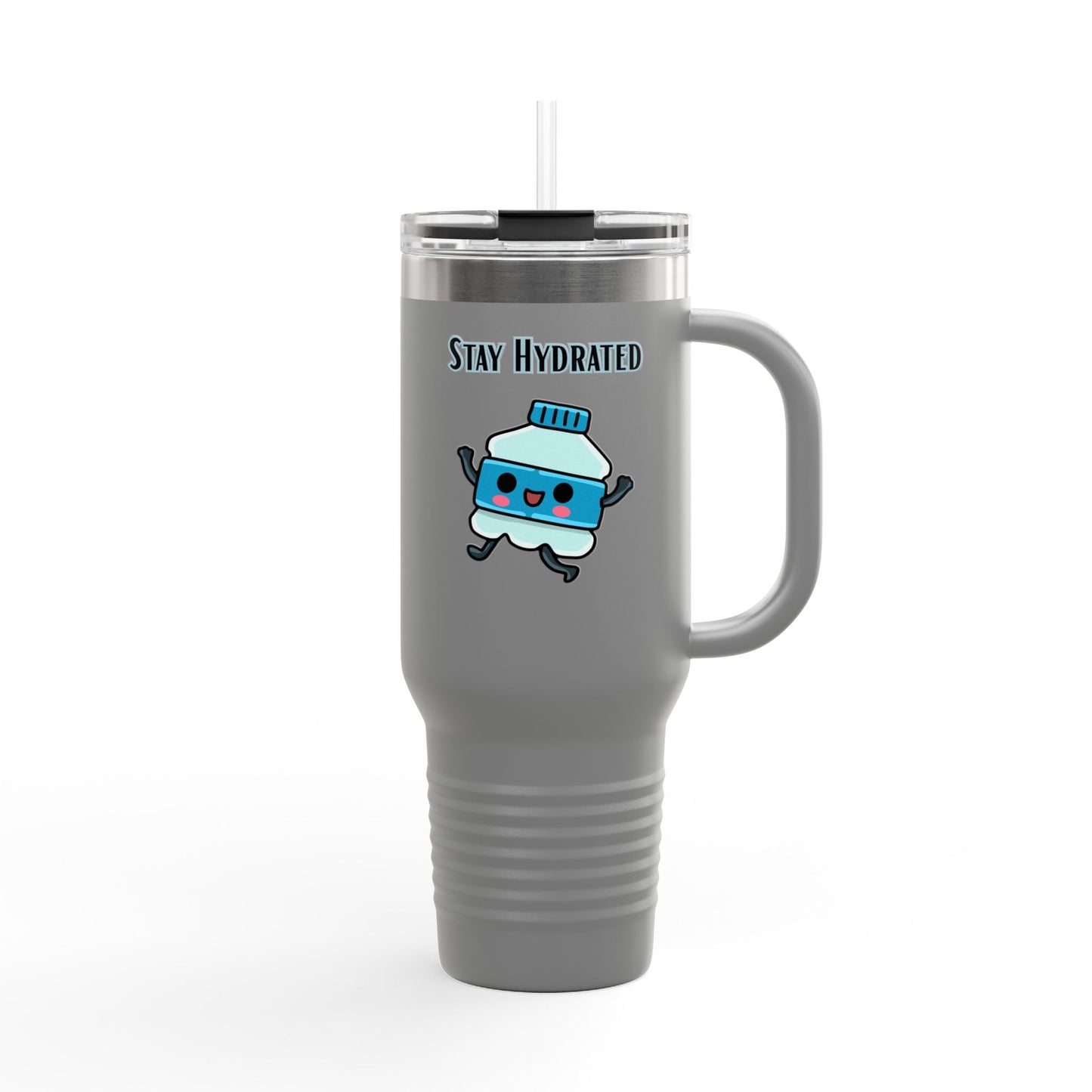 Cute Insulated Travel Mug, 40oz - Stay Hydrated, Water Bottle, Gift for Her, Fun Drinkware, Travel Accessory, Hydration Reminder Printify