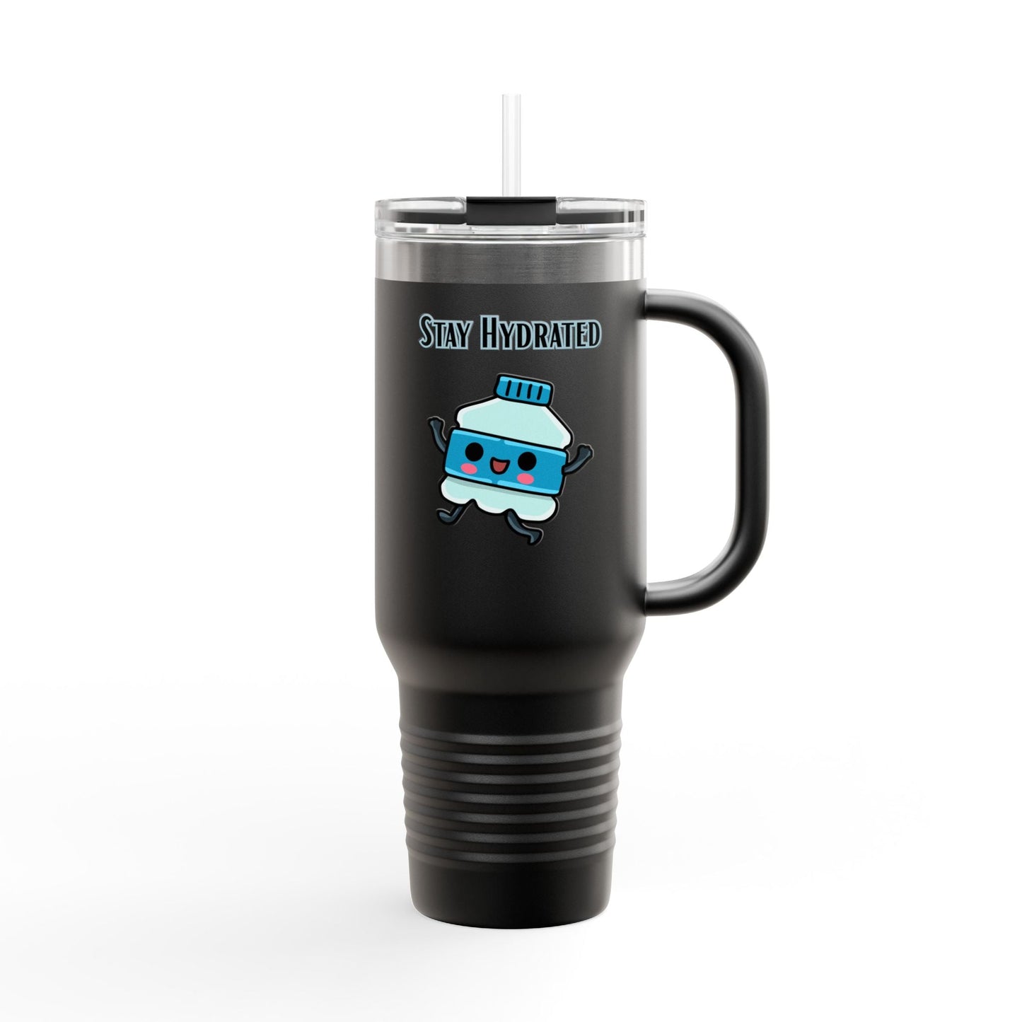 Cute Insulated Travel Mug, 40oz - Stay Hydrated, Water Bottle, Gift for Her, Fun Drinkware, Travel Accessory, Hydration Reminder Printify