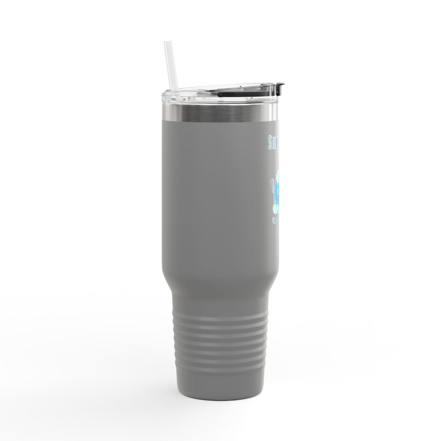 Cute Insulated Travel Mug, 40oz - Stay Hydrated, Water Bottle, Gift for Her, Fun Drinkware, Travel Accessory, Hydration Reminder Printify