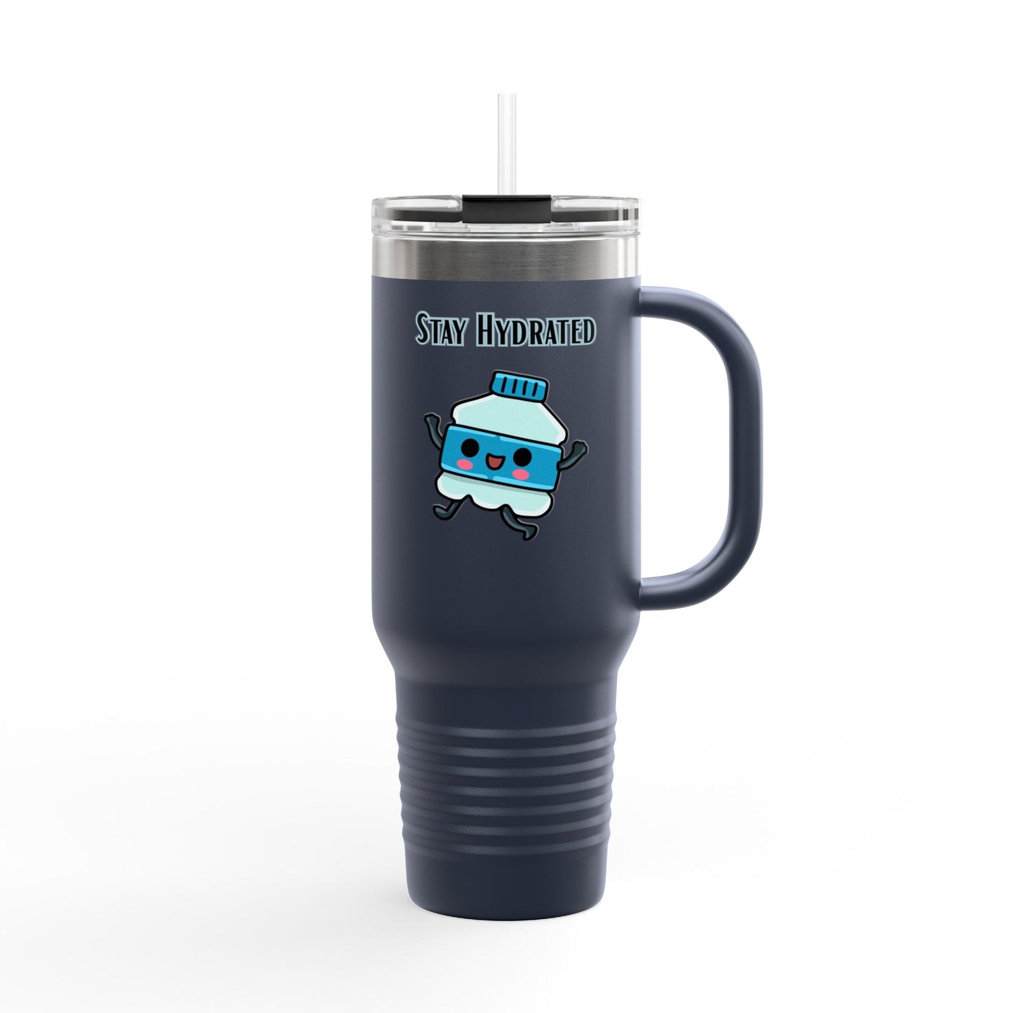 Cute Insulated Travel Mug, 40oz - Stay Hydrated, Water Bottle, Gift for Her, Fun Drinkware, Travel Accessory, Hydration Reminder Printify