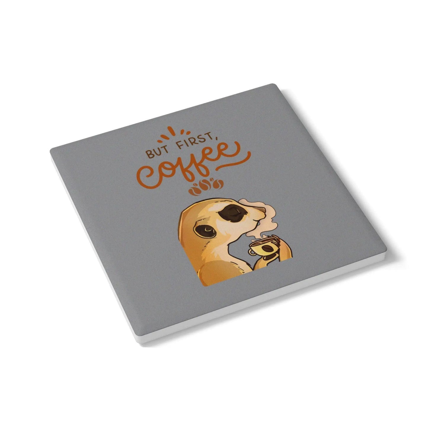 But First Coffee Meerkat Ceramic Coaster - Balisuria