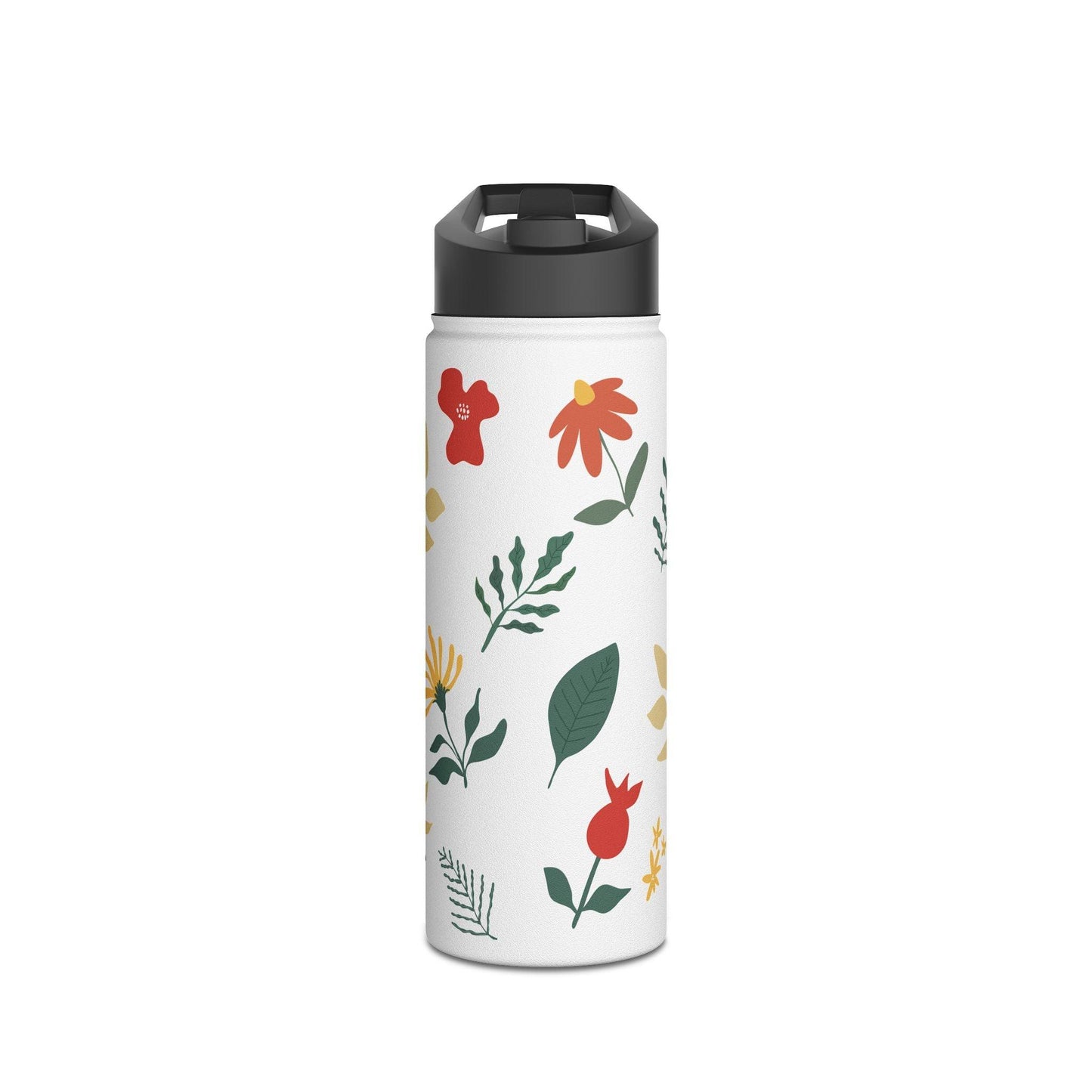 Floral Stainless Steel Water Bottle | Eco-Friendly Hydration - Balisuria