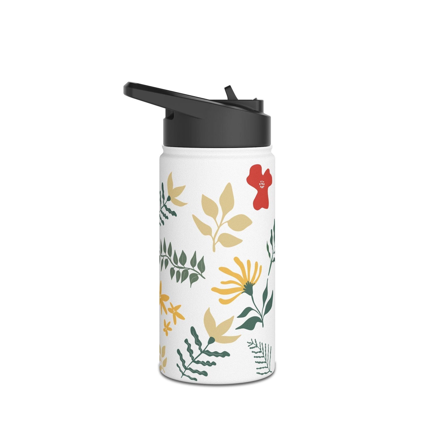 Floral Stainless Steel Water Bottle | Eco-Friendly Hydration - Balisuria