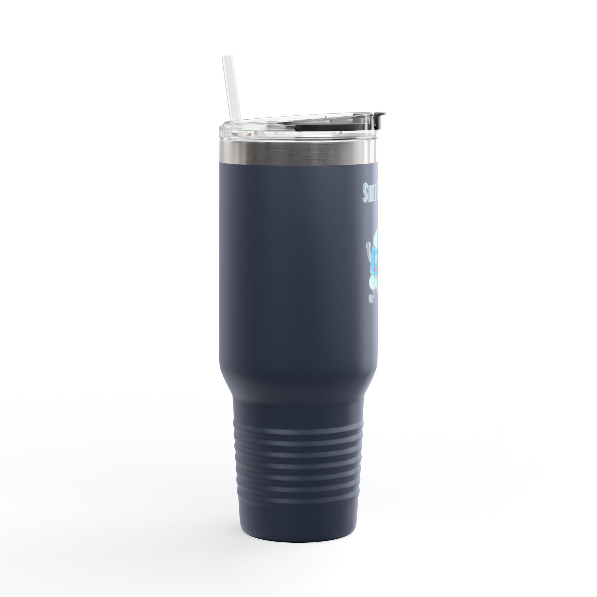 Cute Insulated Travel Mug, 40oz - Stay Hydrated, Water Bottle, Gift for Her, Fun Drinkware, Travel Accessory, Hydration Reminder Printify