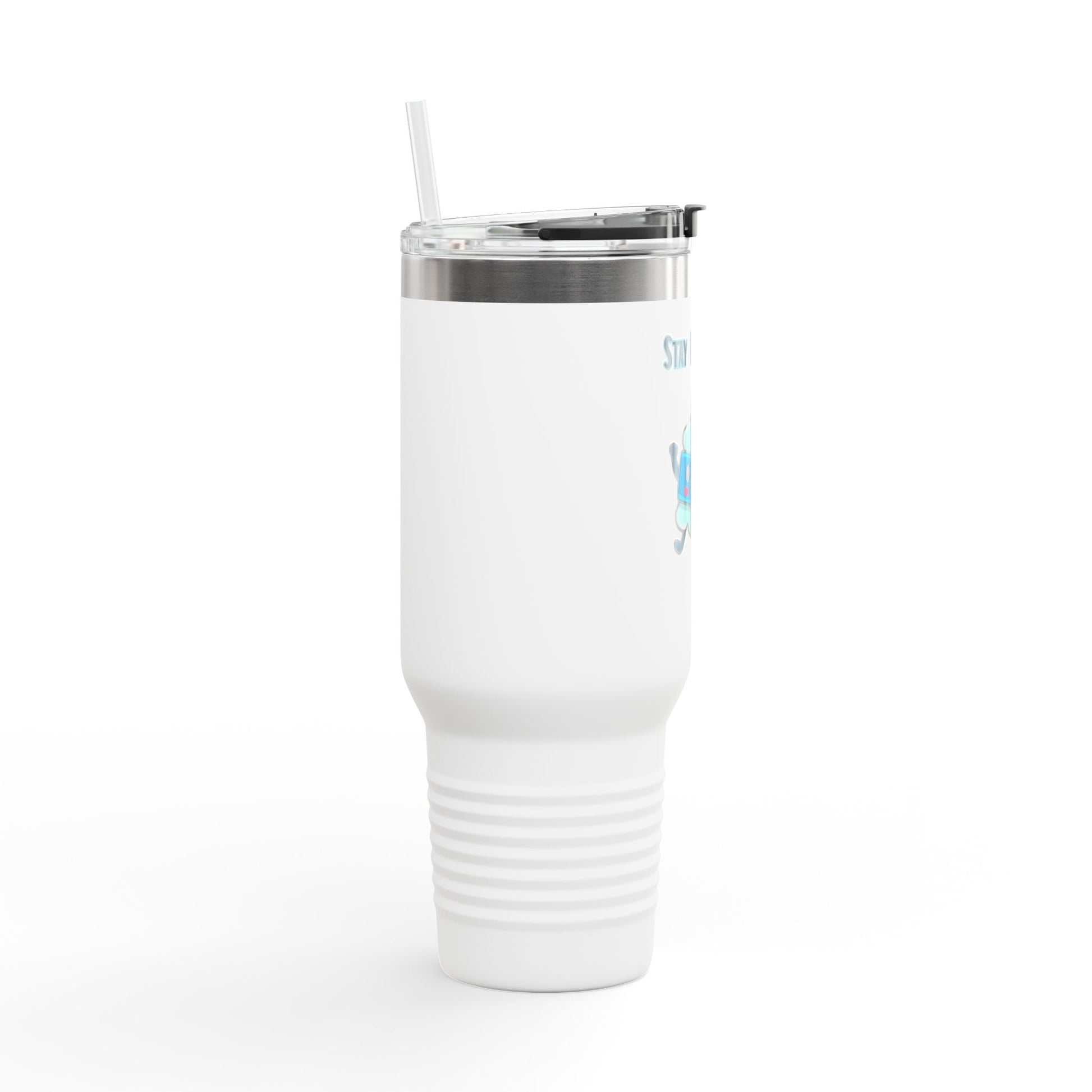 Cute Insulated Travel Mug, 40oz - Stay Hydrated, Water Bottle, Gift for Her, Fun Drinkware, Travel Accessory, Hydration Reminder Printify