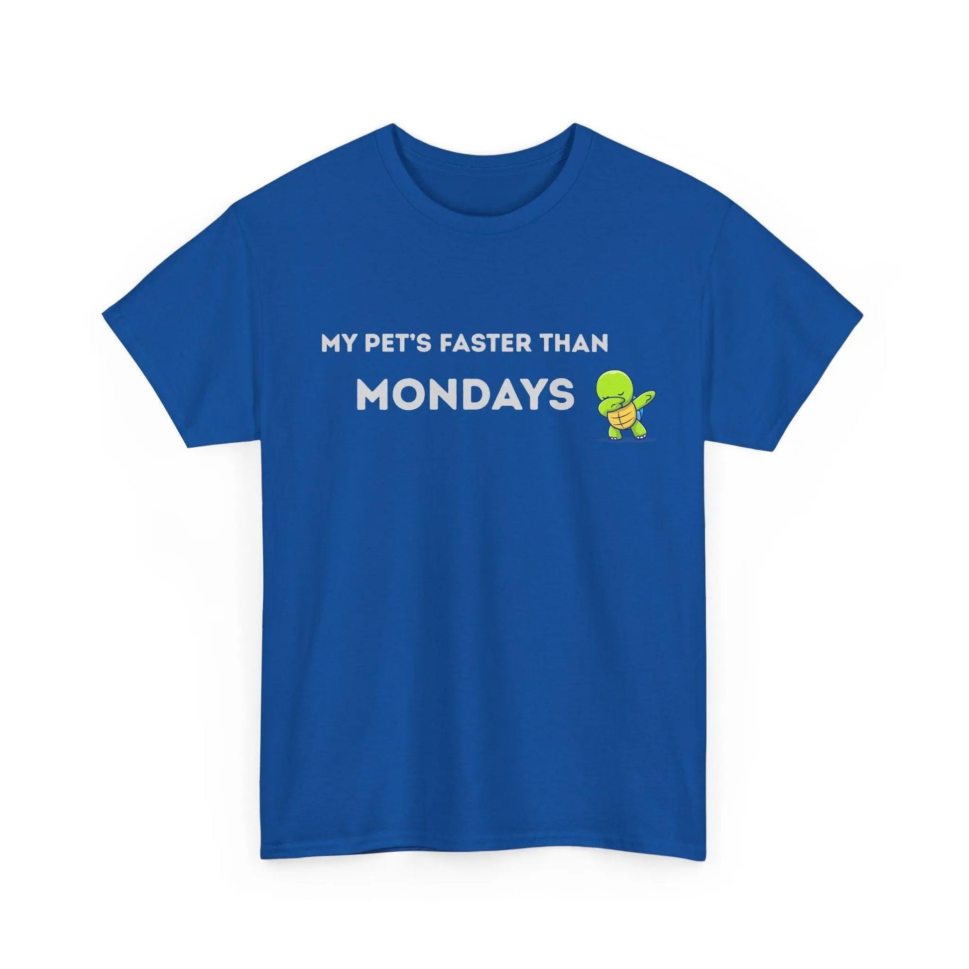 'My Pet's Faster Than Mondays' - Unisex Heavy Cotton T-Shirt - Balisuria