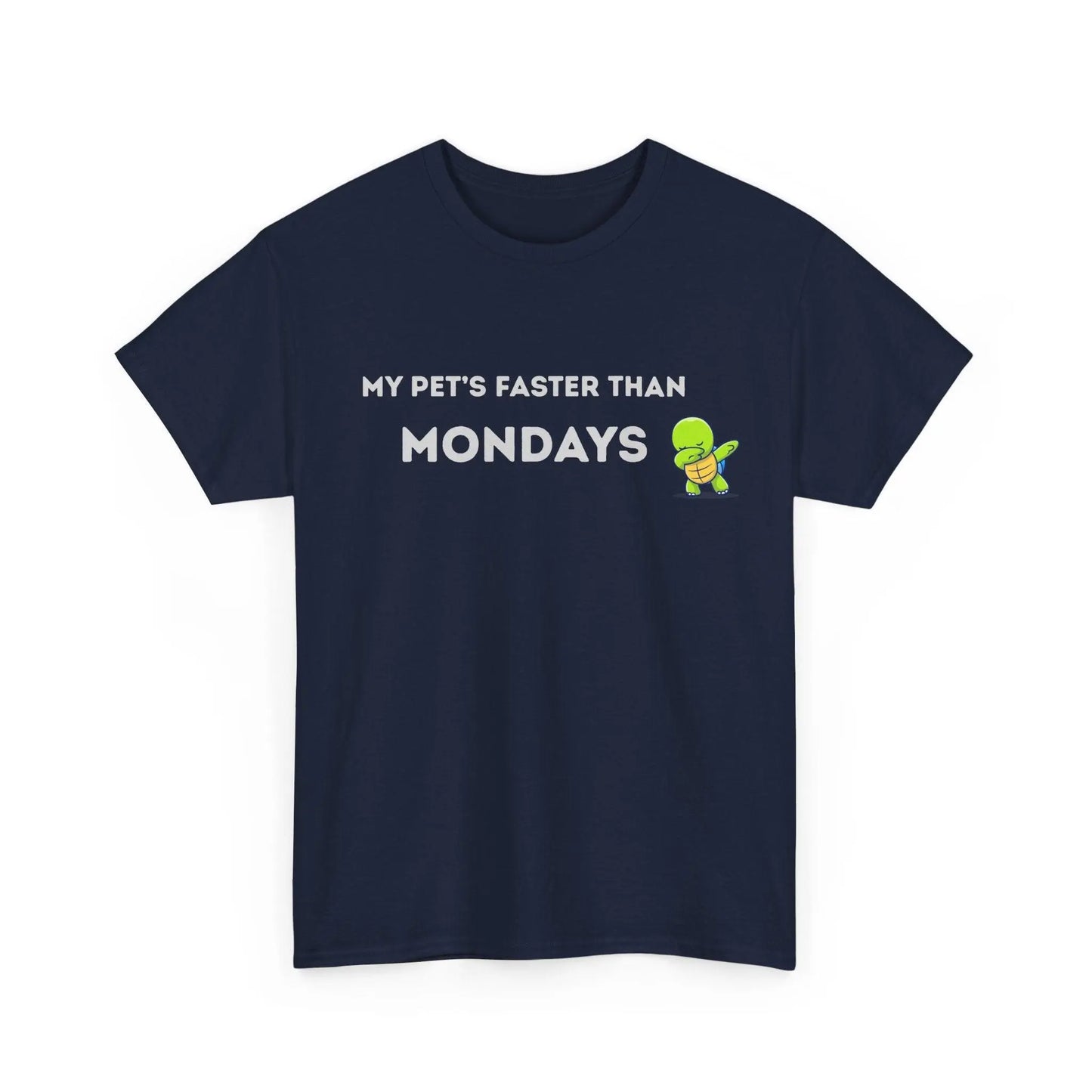 'My Pet's Faster Than Mondays' - Unisex Heavy Cotton T-Shirt - Balisuria