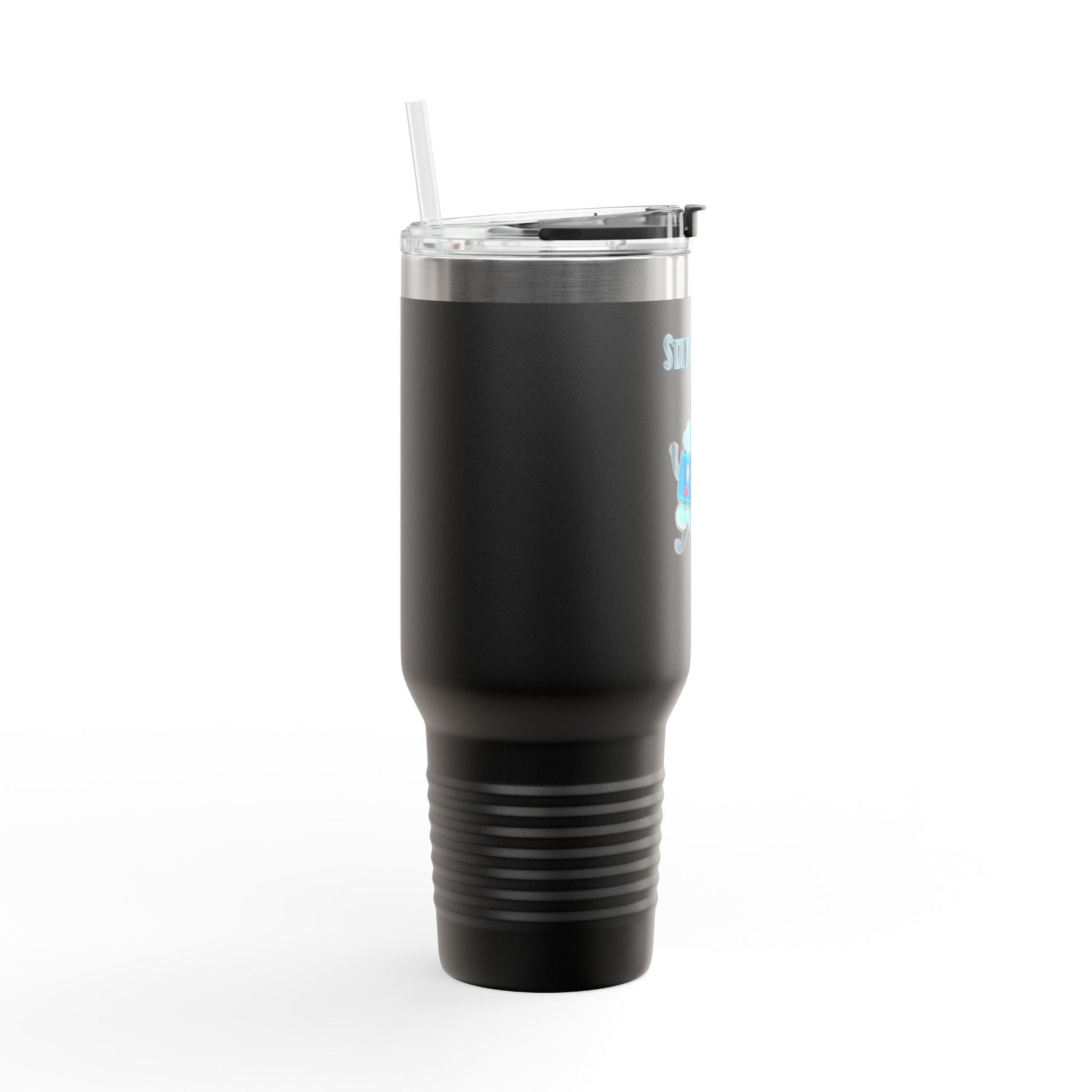 Cute Insulated Travel Mug, 40oz - Stay Hydrated, Water Bottle, Gift for Her, Fun Drinkware, Travel Accessory, Hydration Reminder Printify