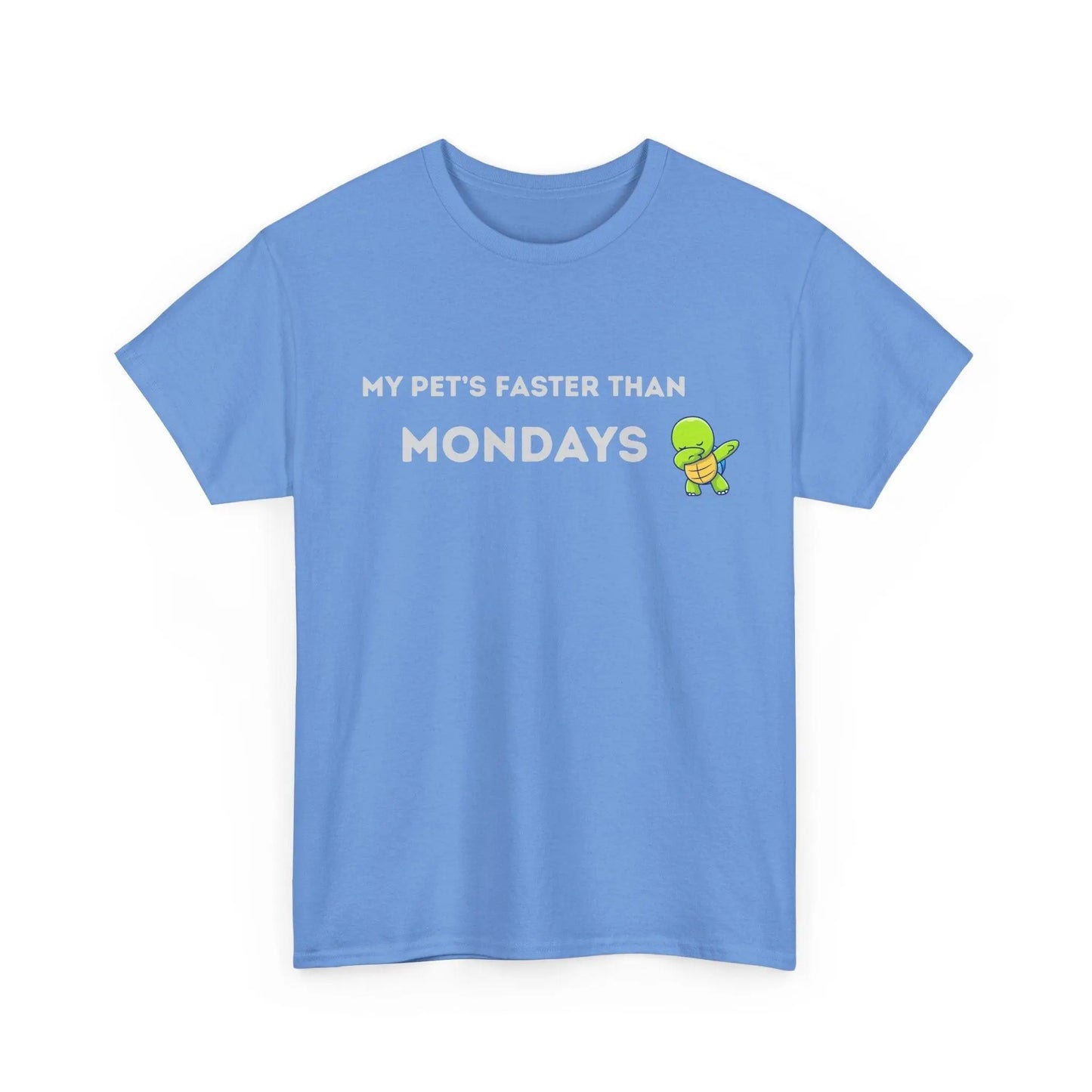 'My Pet's Faster Than Mondays' - Unisex Heavy Cotton T-Shirt - Balisuria