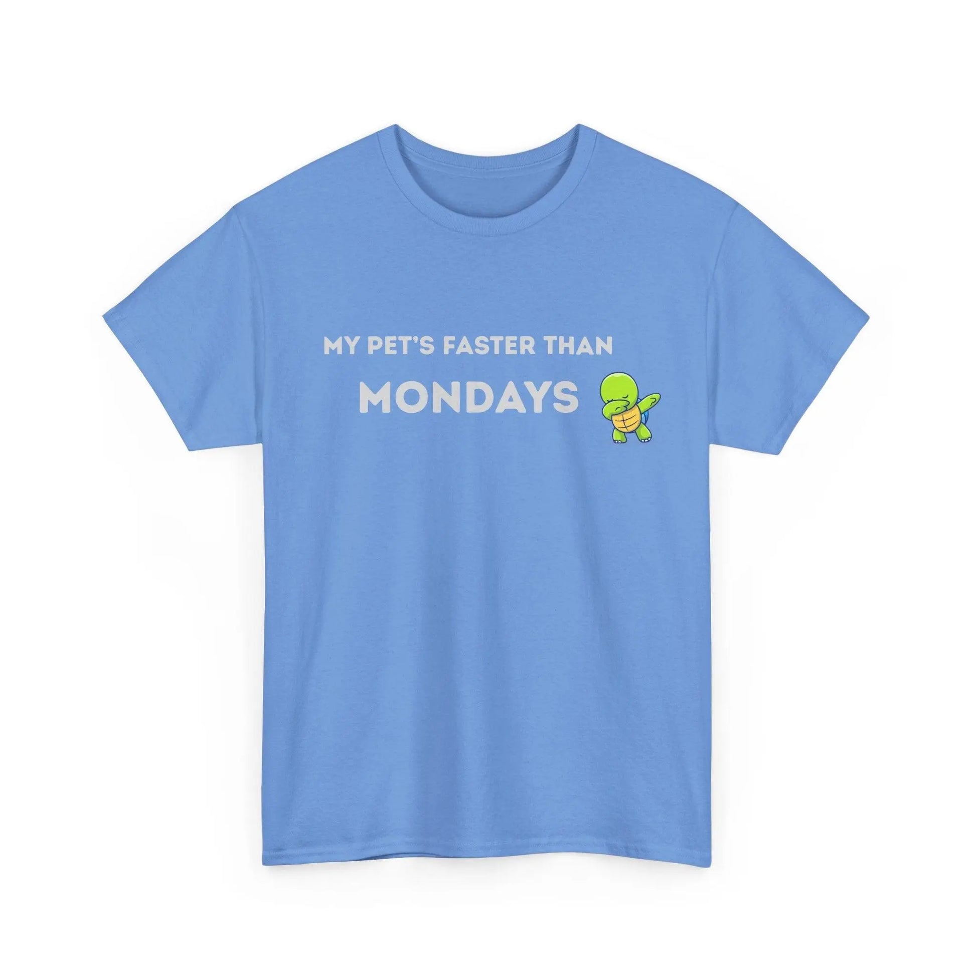 'My Pet's Faster Than Mondays' - Unisex Heavy Cotton T-Shirt - Balisuria