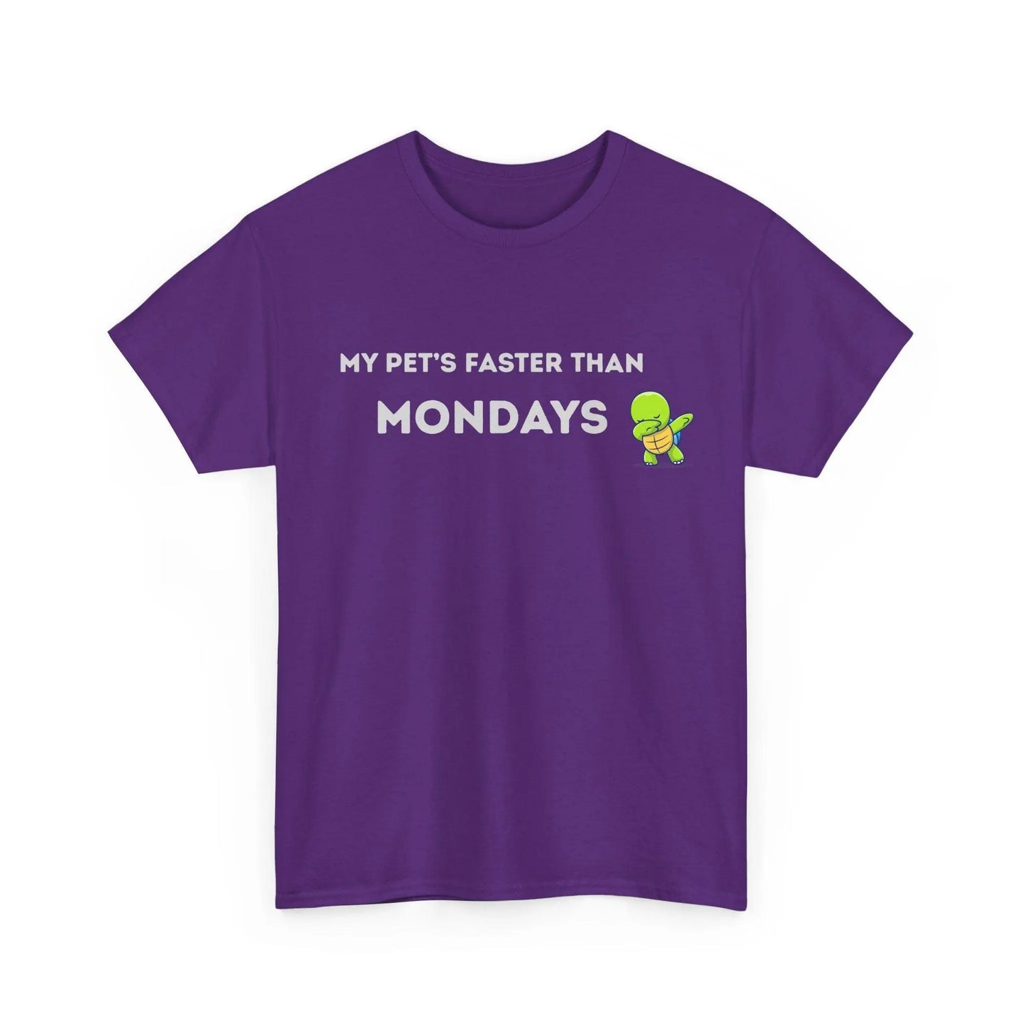 'My Pet's Faster Than Mondays' - Unisex Heavy Cotton T-Shirt - Balisuria