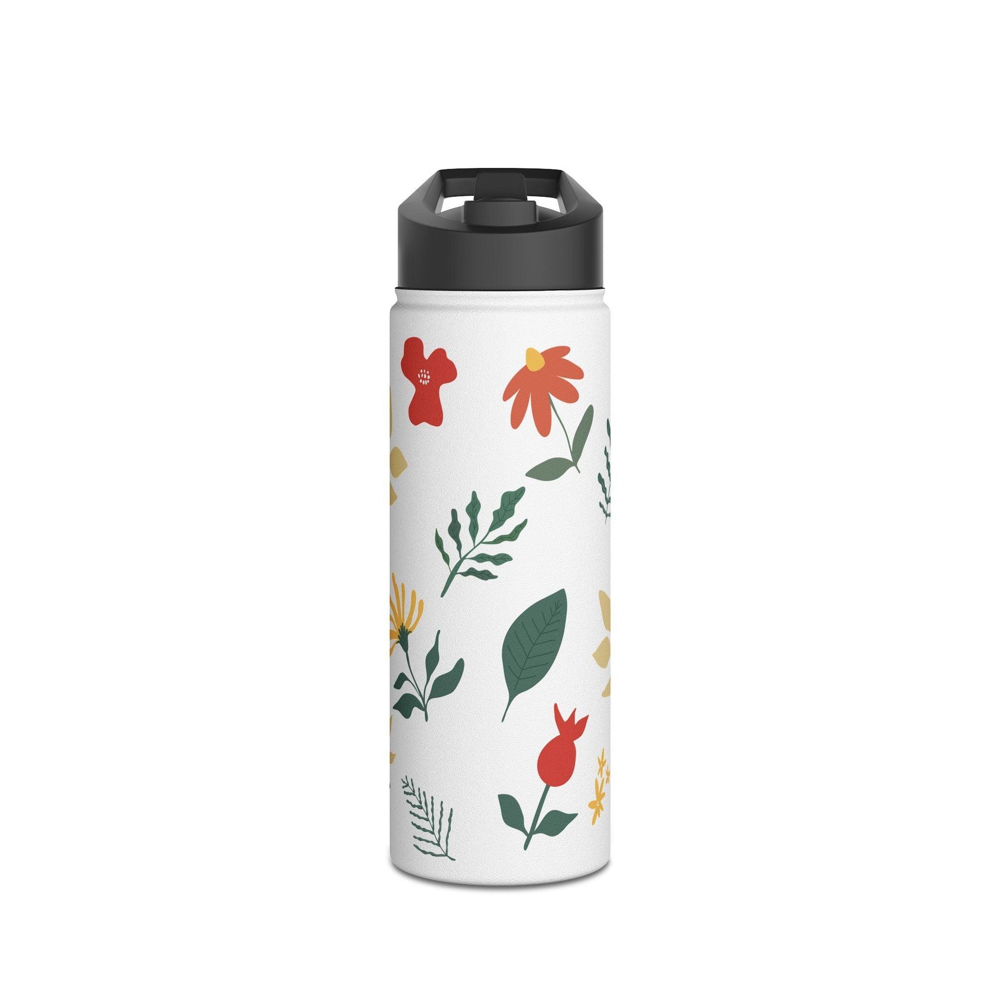 Floral Stainless Steel Water Bottle | Eco-Friendly Hydration - Balisuria