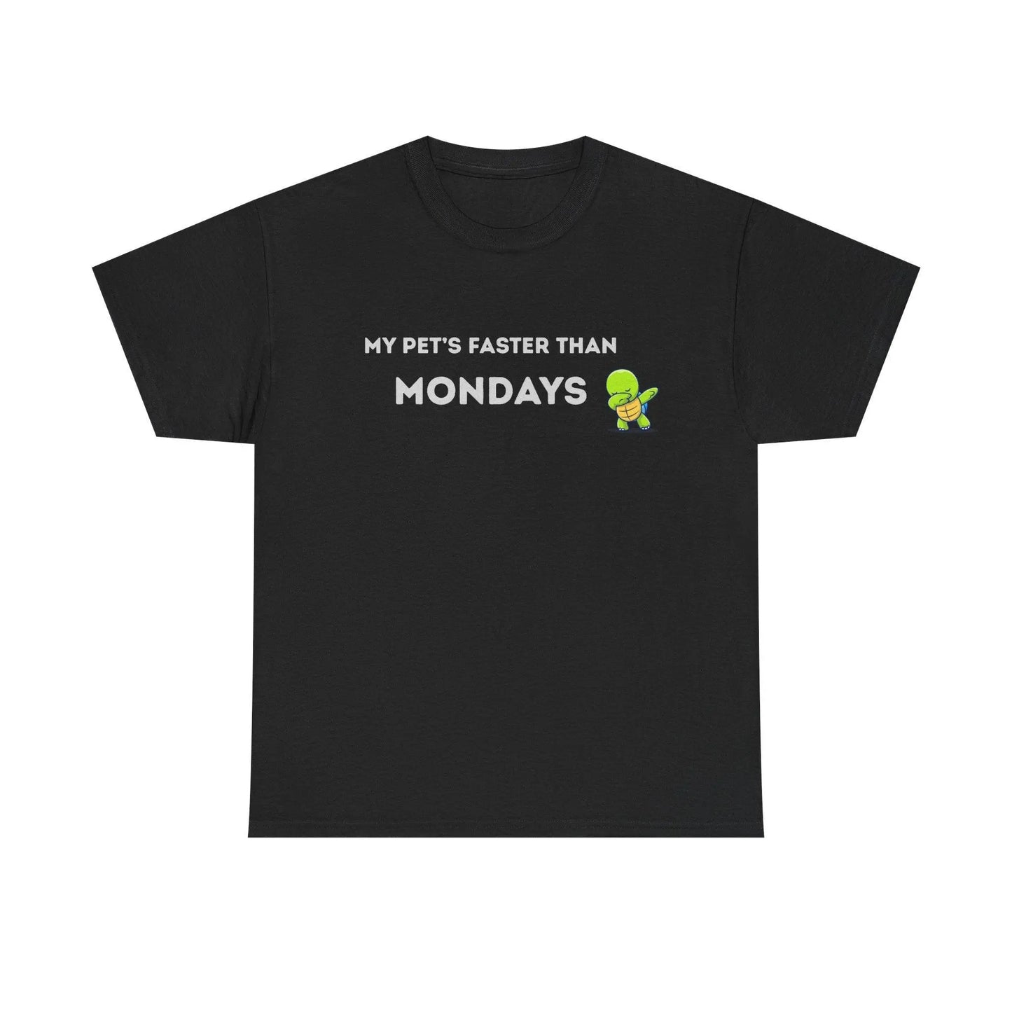'My Pet's Faster Than Mondays' - Unisex Heavy Cotton T-Shirt - Balisuria