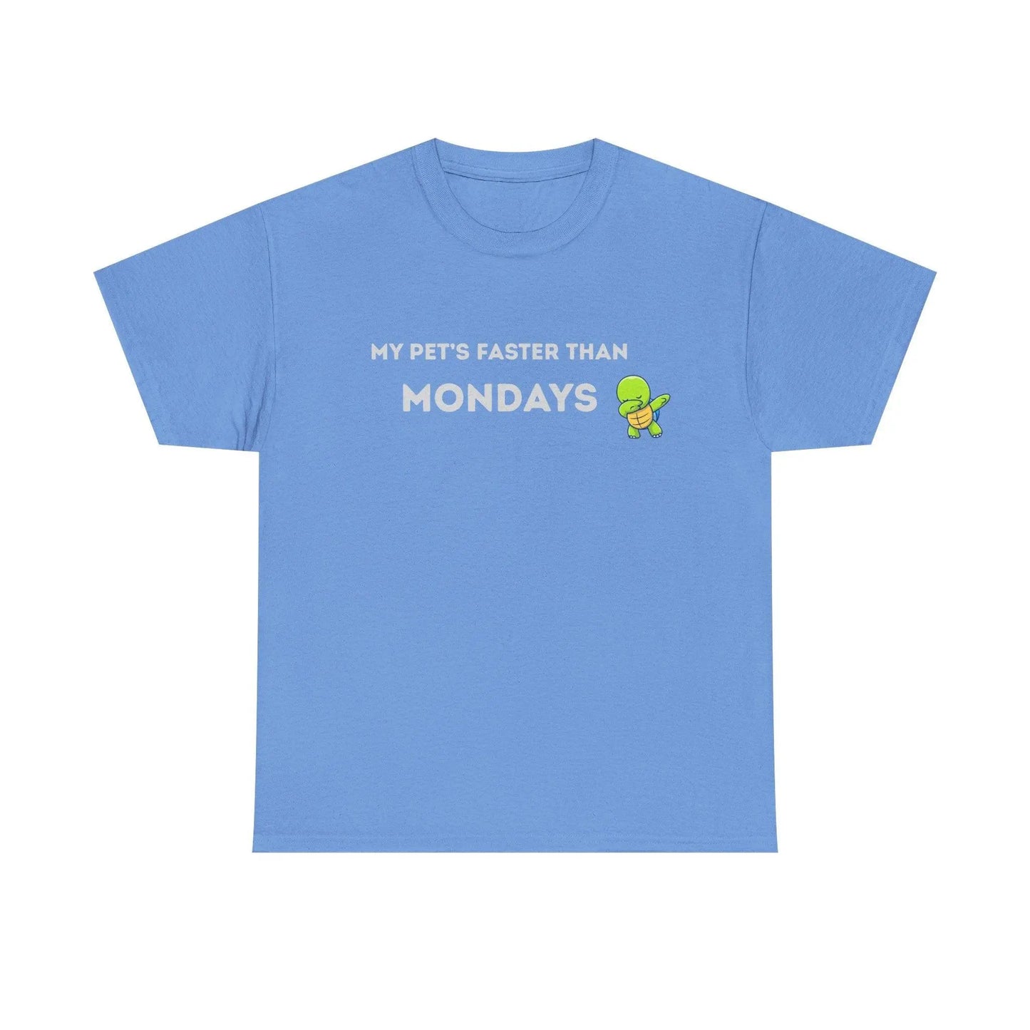 'My Pet's Faster Than Mondays' - Unisex Heavy Cotton T-Shirt - Balisuria