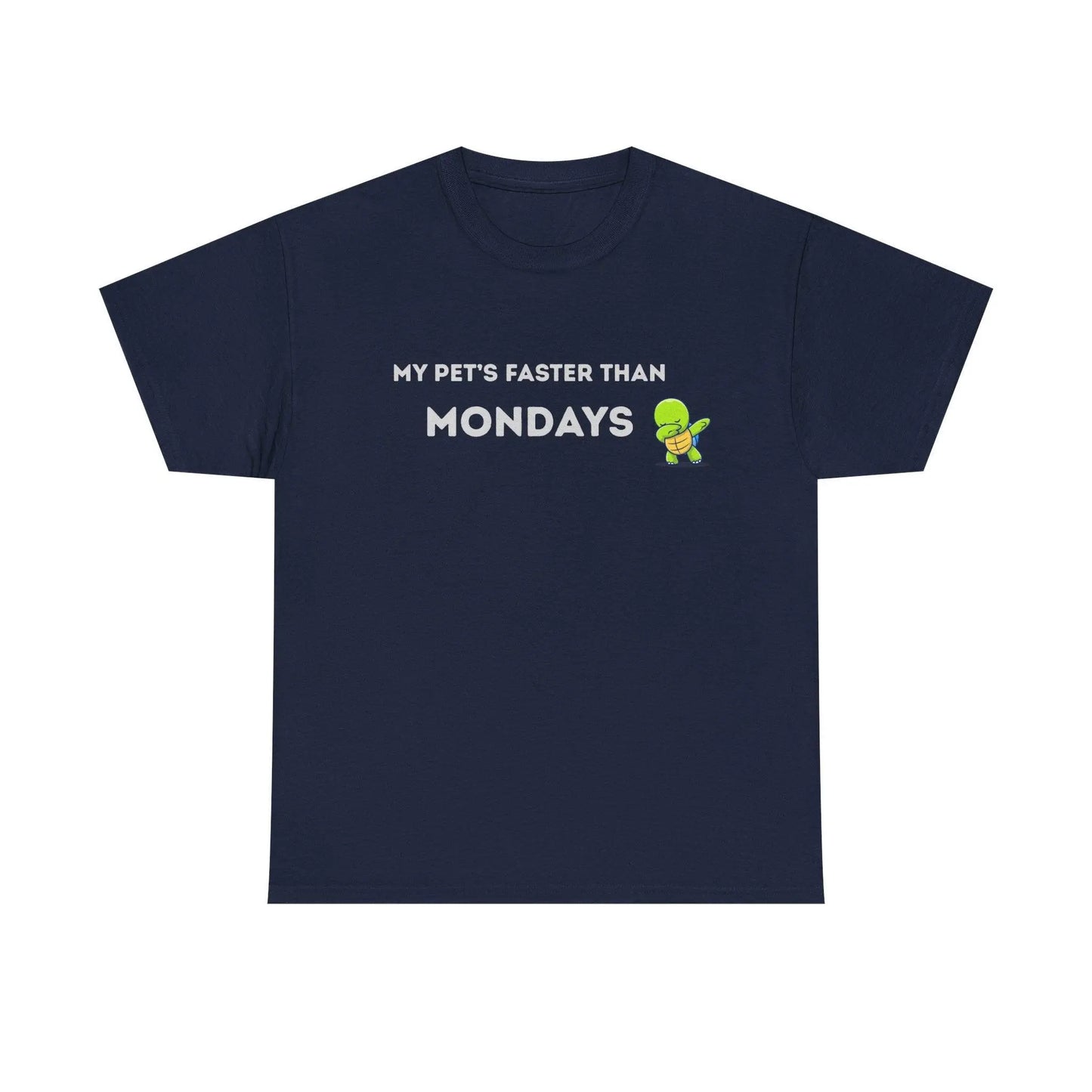 'My Pet's Faster Than Mondays' - Unisex Heavy Cotton T-Shirt - Balisuria