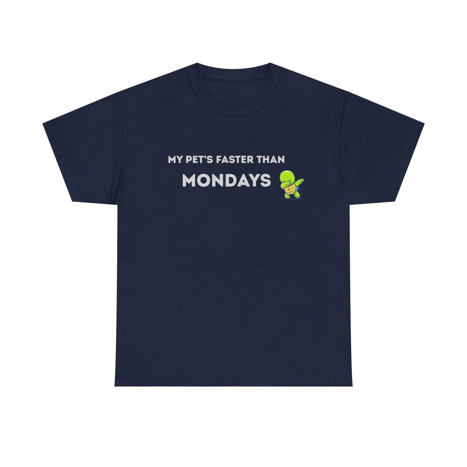 'My Pet's Faster Than Mondays' - Unisex Heavy Cotton T-Shirt - Balisuria