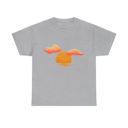 Sunset Vibes Unisex Heavy Cotton Tee - Balisuria